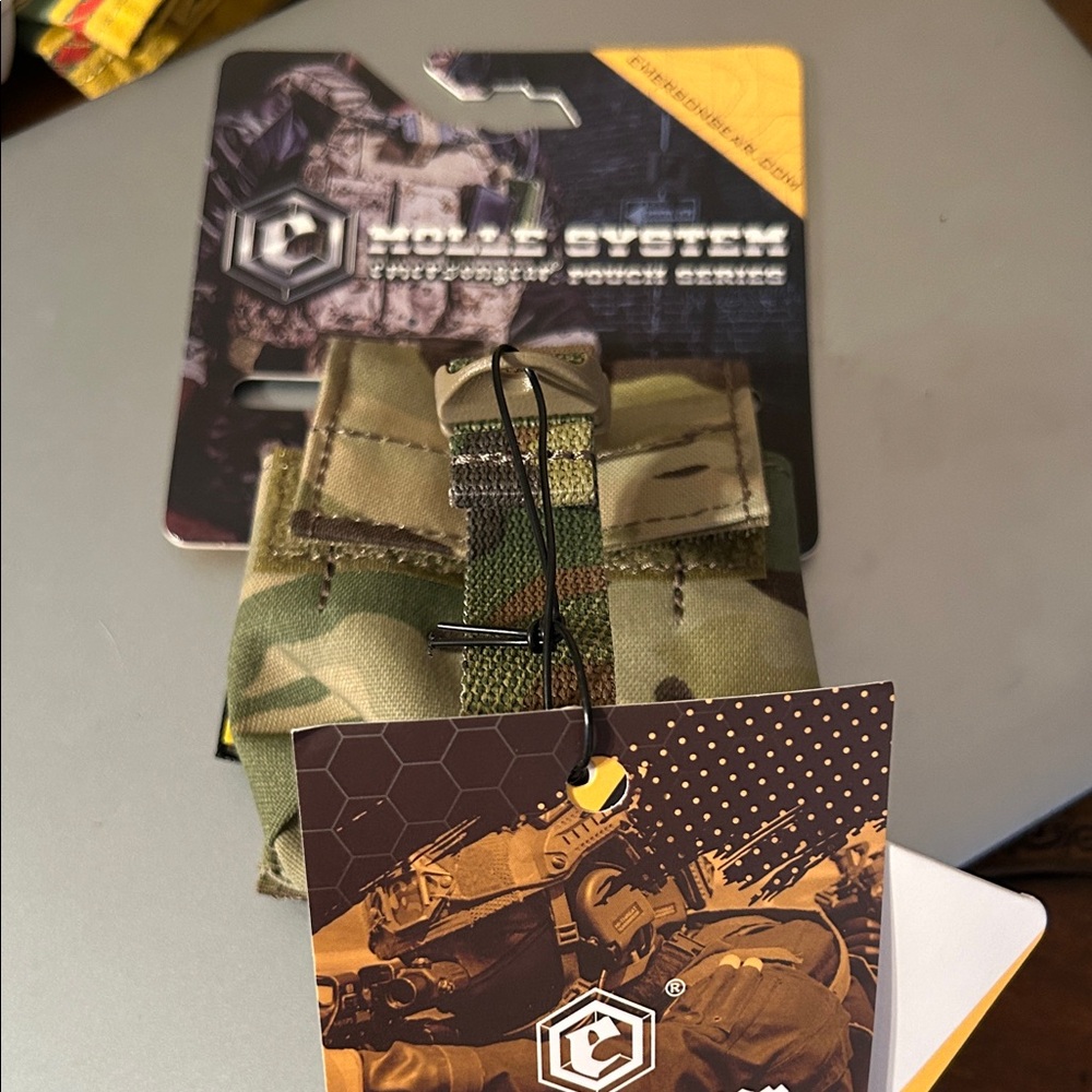 Tactical Camo Belt Pouch - MOLLE System